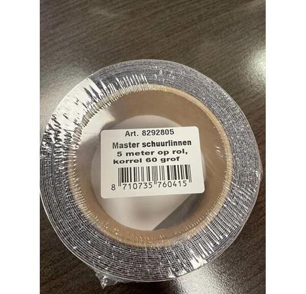 Schuurlinnen K 60  Grof 5 Mtr (Breedte 38mm) - Cyclia