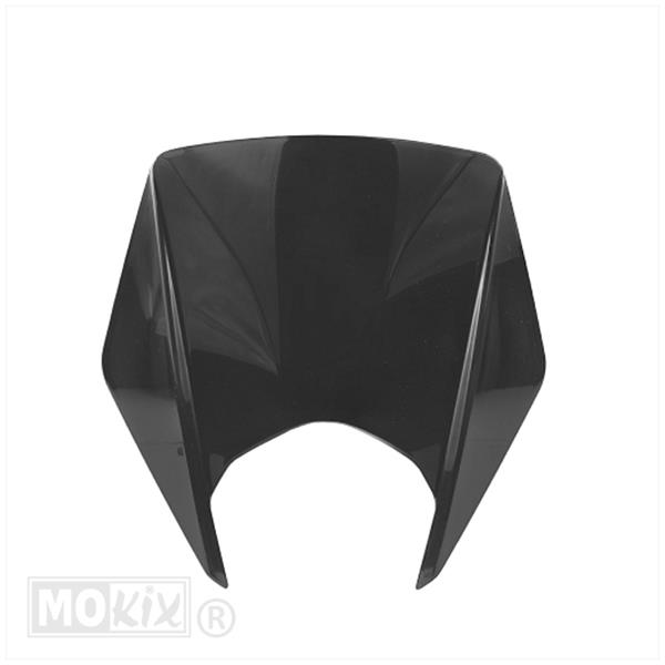 Koplampspoiler Derbi Senda DRD/EX 11-"17 Zwart" - MKX