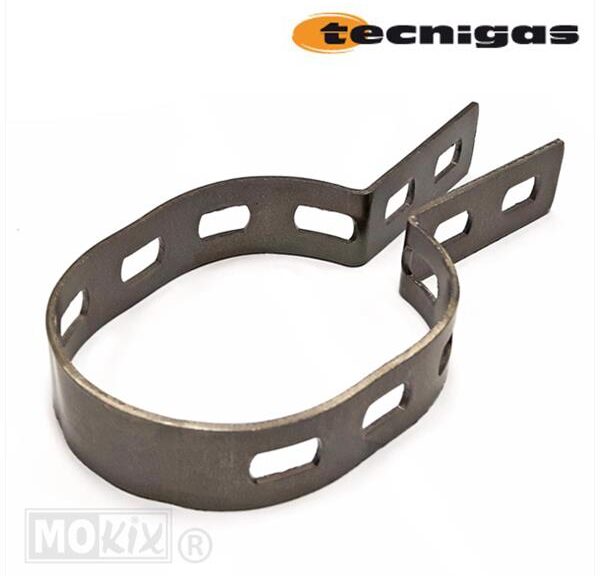 Uitlaatklem UNI Ovaal Demper 80mm - Tecnigas