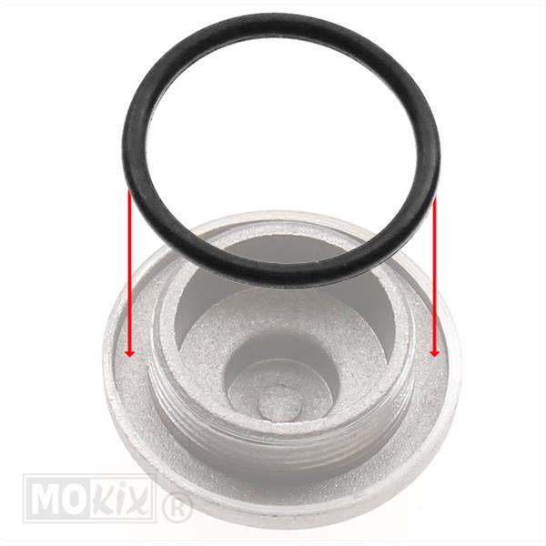 O-Ring 30.8 X 3.2 China 4T GY6 50/PEUGEOT/SYM (1) - Afbeelding 2