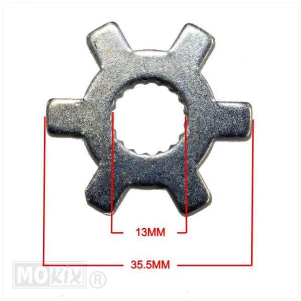 Koelvinborgplaat Minarelli 13mm