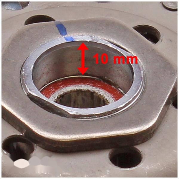 Koppeling KYMCO/MINARELLI/PEU/PIA/GY6 (10mm) 107 - Afbeelding 3