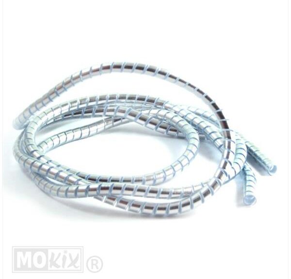 Cover Wrap Buiten Kabel 6mm 1.5meter Chroom - Supertec