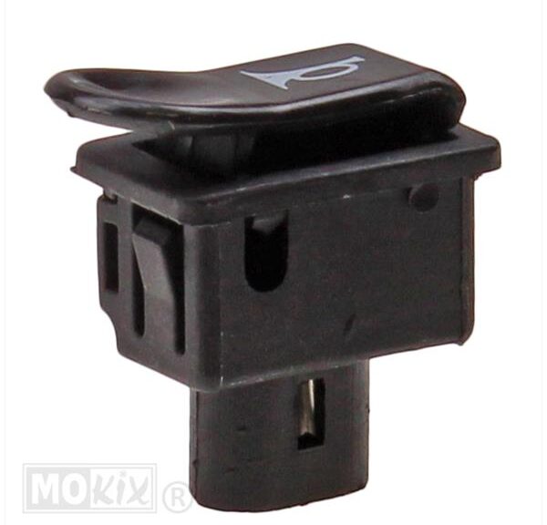 Claxon Knop Piaggio NRG/TPH/ZIP/Velofax Zwart