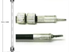 Kabel KM Teller VDO 70cm Zwart Supertec