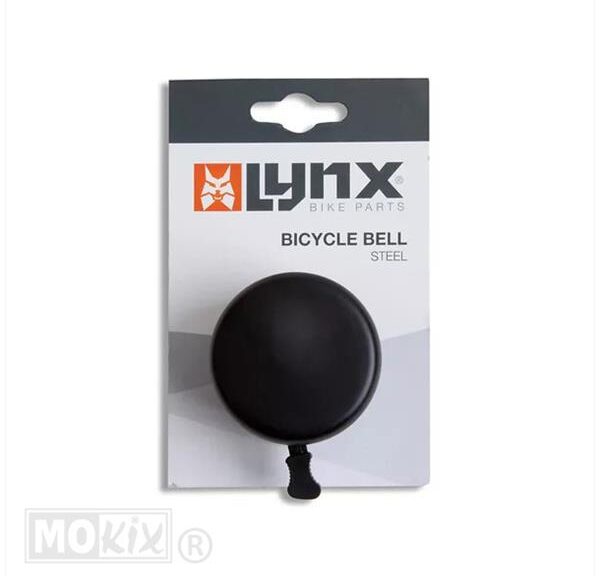 Stalen BEL MET PVC Klepel Zwart Zonder Logo Lynx