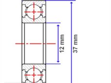 Lager SKF 12-37-12 6301 2RS (1)