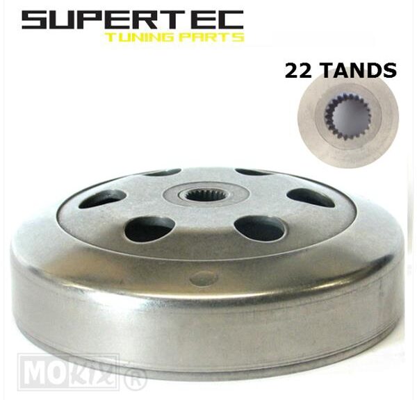 Koppelingshuis Piaggio/Kymco/Honda 107mm ST - Supertec