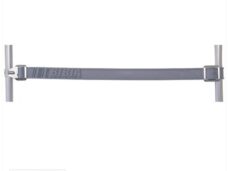 Kofferrekbinder DIK 60cm Haak/Klem Grijs Bibia