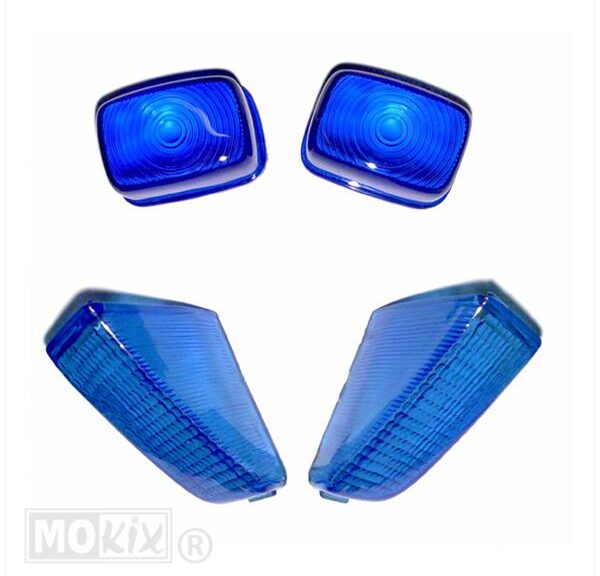 RAW-BOL Glas Yamaha BW'S SET Blauw - MKX