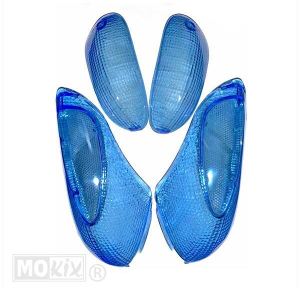 RAW-BOL Glas Piaggio Stalker SET Blauw