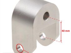 Schokbrekerverhoger Piaggio 10-40mm Aluminium