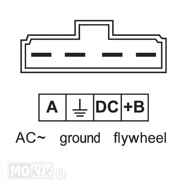 Regulator Minarelli Scooter OT 4 Pol Elec - Afbeelding 4