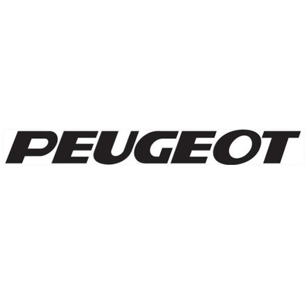 Peugeot Speedfight 2 Stickerset Onderspoiler Zwart