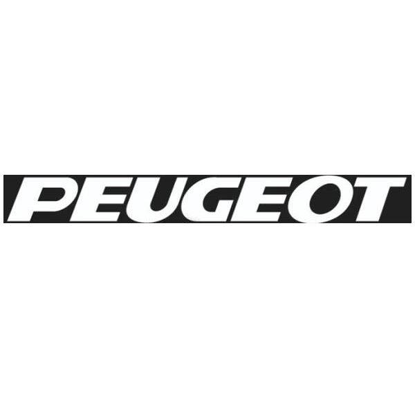 Peugeot Speedfight 2 Stickerset Onderspoiler WIT