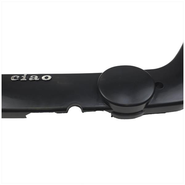 Zijkappen SET Vespa Ciao PX OT Embleem Zwart - Afbeelding 2