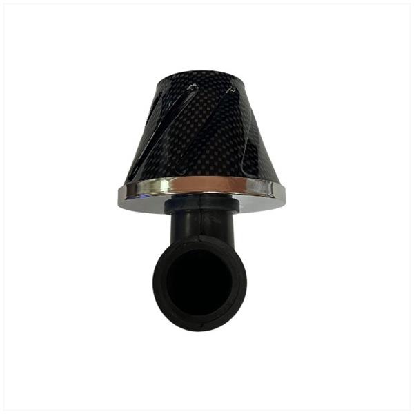 Powerfilter Helix 28/35 Haaks 90° Carbon Supertec - Afbeelding 2