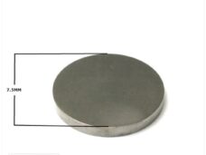 Klepstelplaatje Piaggio 2.75
