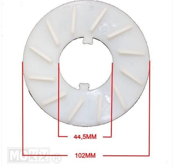 Half Poelie/Koelvin Piaggio <99 PVC Supertec