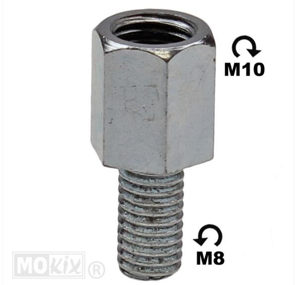 Spiegel-Verloopbus M10 Rechts > M 8 Links