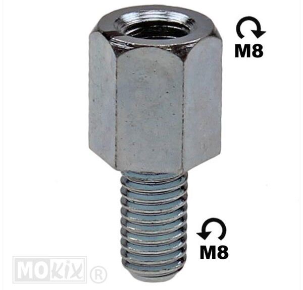 Spiegel-Verloopbus M 8 Rechts > M  8 Links
