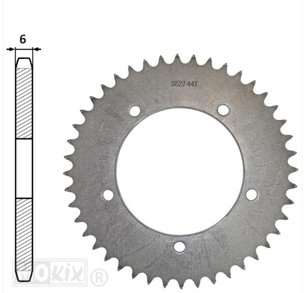Achtertandwiel Aprilia RS'99-'02 102mm 5g 44t IGM
