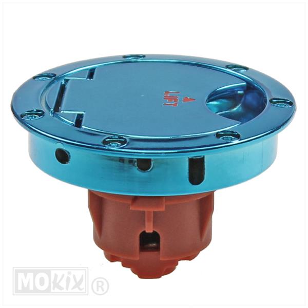 Tankdop Yamaha Aerox Blauw + Slot - Afbeelding 2