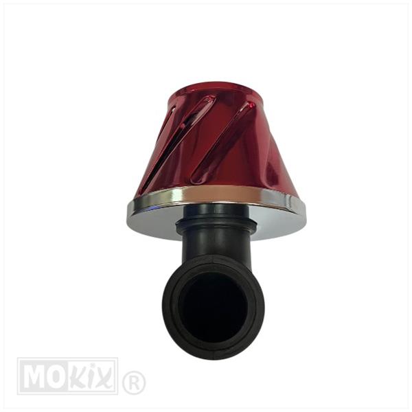 Powerfilter Helix 28/35 Haaks 90° Rood Supertec - Afbeelding 2