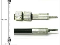 Kabel KM Teller VDO 65cm Zwart Supertec