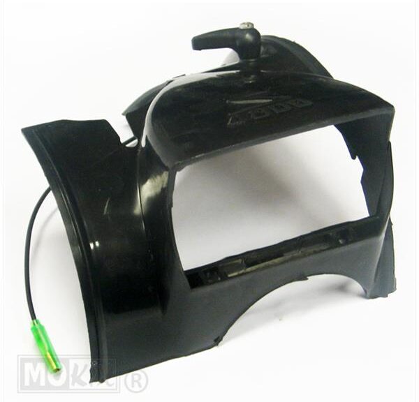 Koplamp KAP Solex  4800 Zwart + Schakelaar