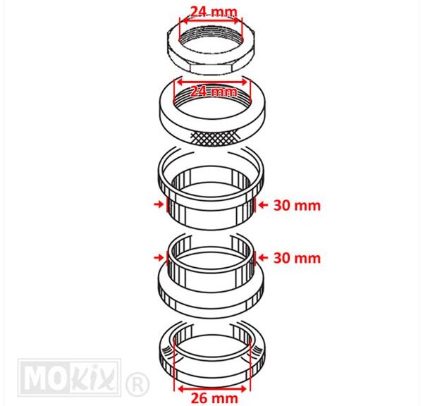 Balhoofdset Solex - Supertec