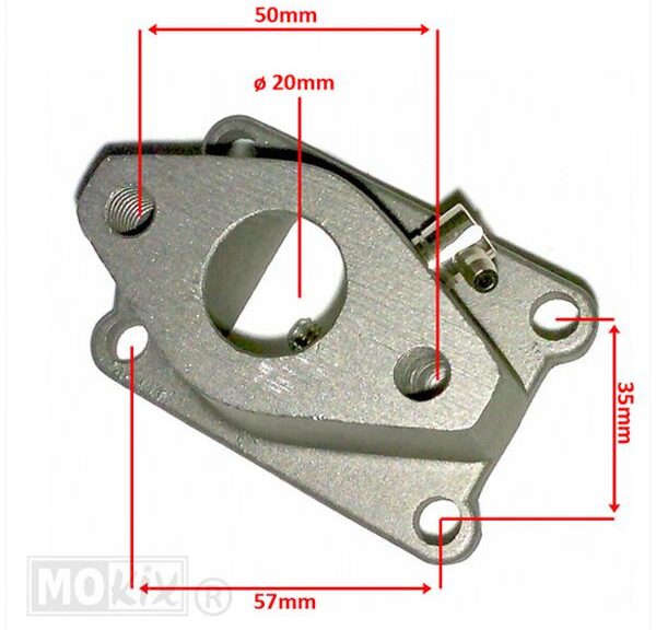 Spruitstuk Yamaha DT50MX 20mm