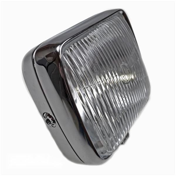 Koplamp UNI Vierkant Groot Chroom Guia - Afbeelding 2