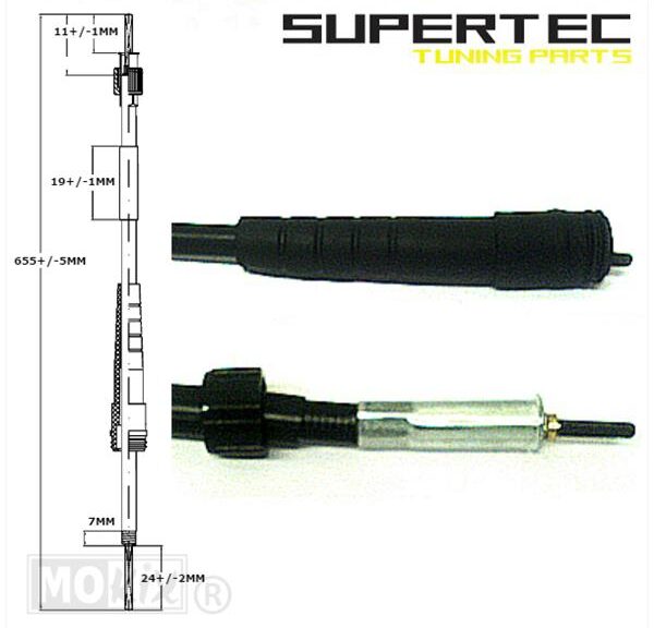 Kabel KM Teller Vespa Citta  +10cm Supertec
