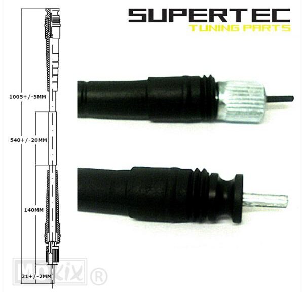 Kabel KM Teller Honda MTX-SH +10cm Supertec