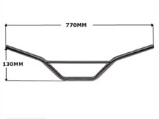 Stuur Honda MT STD Model  Zwart Supertec