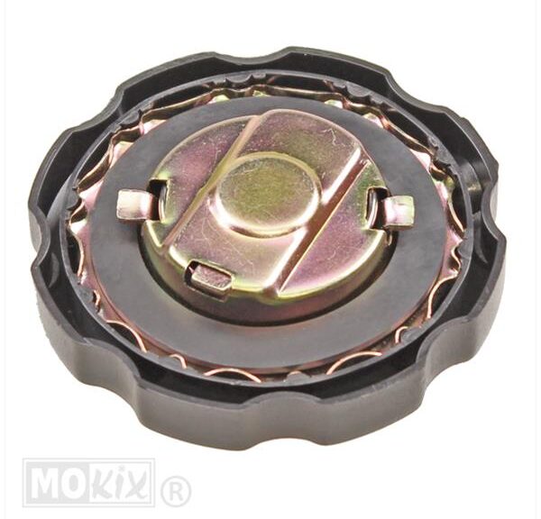 Tankdop Honda Mtxsh Zwart + Slot - Supertec