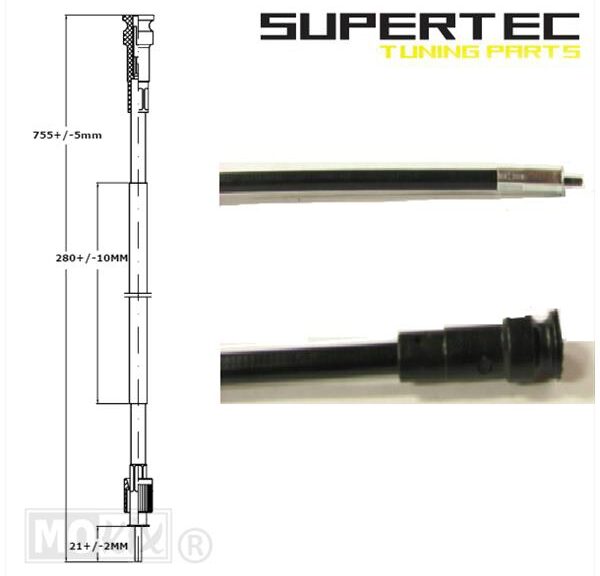 Kabel Toerenteller Honda MB ST - Supertec