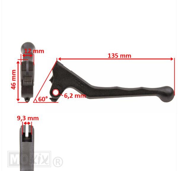 Hevel REM Peugeot Rapido/FOX PVC L/R Lusito