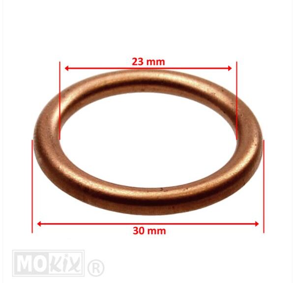 Pakking Uitlaat Honda Camino (Messing Ring) (1)