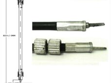 Kabel KM Teller VDO 80cm Zwart Supertec