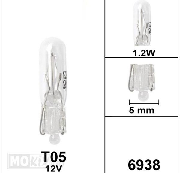 Lamp T05  12V 1.2W (1) - Bollard