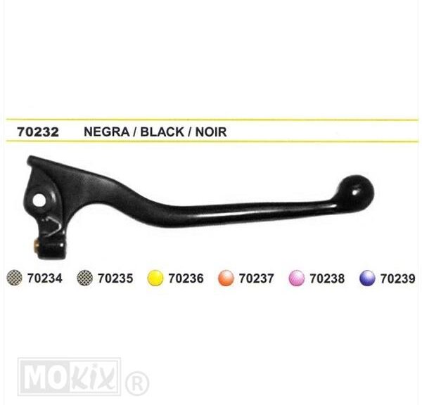 Hevel Rechts Italjet Derbi Zwart - V-Parts