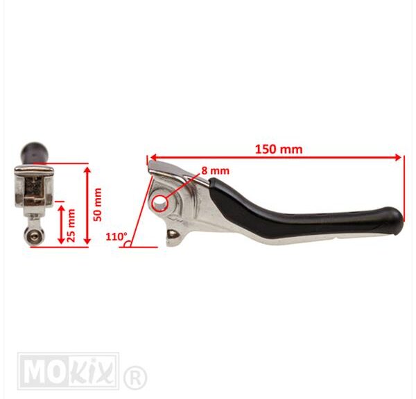 Hevel L/R Yamaha Aerox Aluminium - MKX