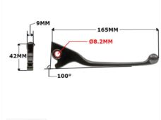 Hevel L/R Piaggio ZIP/NRG-RST/Extr/Stalker Zwart - MKX