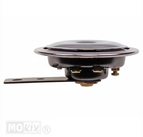Claxon 12V Motor Groot (DC) 90mm Chroom