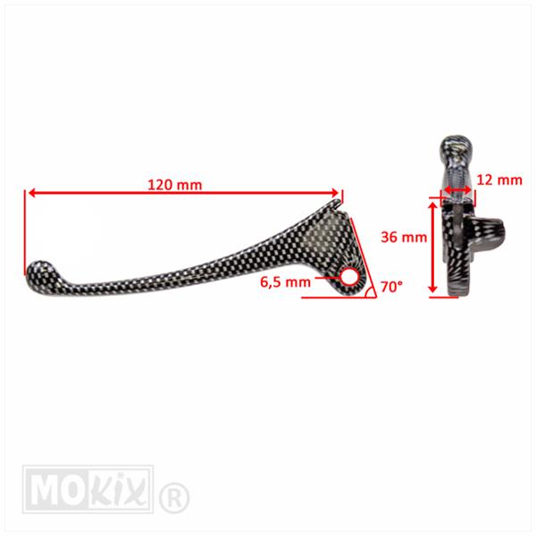 Hevel Links Kymco DJ/Honda Vision Carbon - MKX