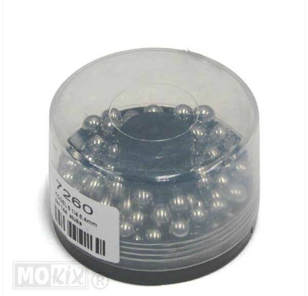 Kogels 1/4 6.4mm Per 144 Stuks - Supertec