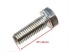 Remnippel Vespa Achter M7x20
