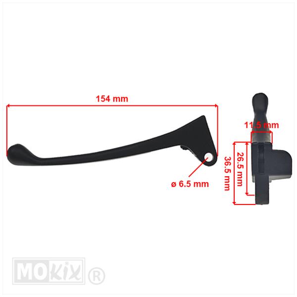 Hevel Links Honda Bali SJ50 Zwart - Afbeelding 2